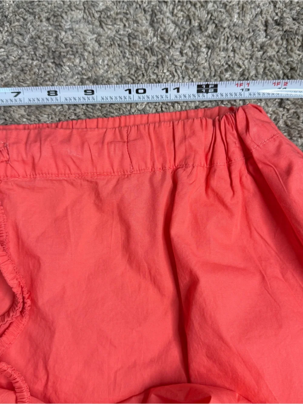 Free-est Free People Cotton Lucca Culotte Shorts Wide Leg medium coral pink